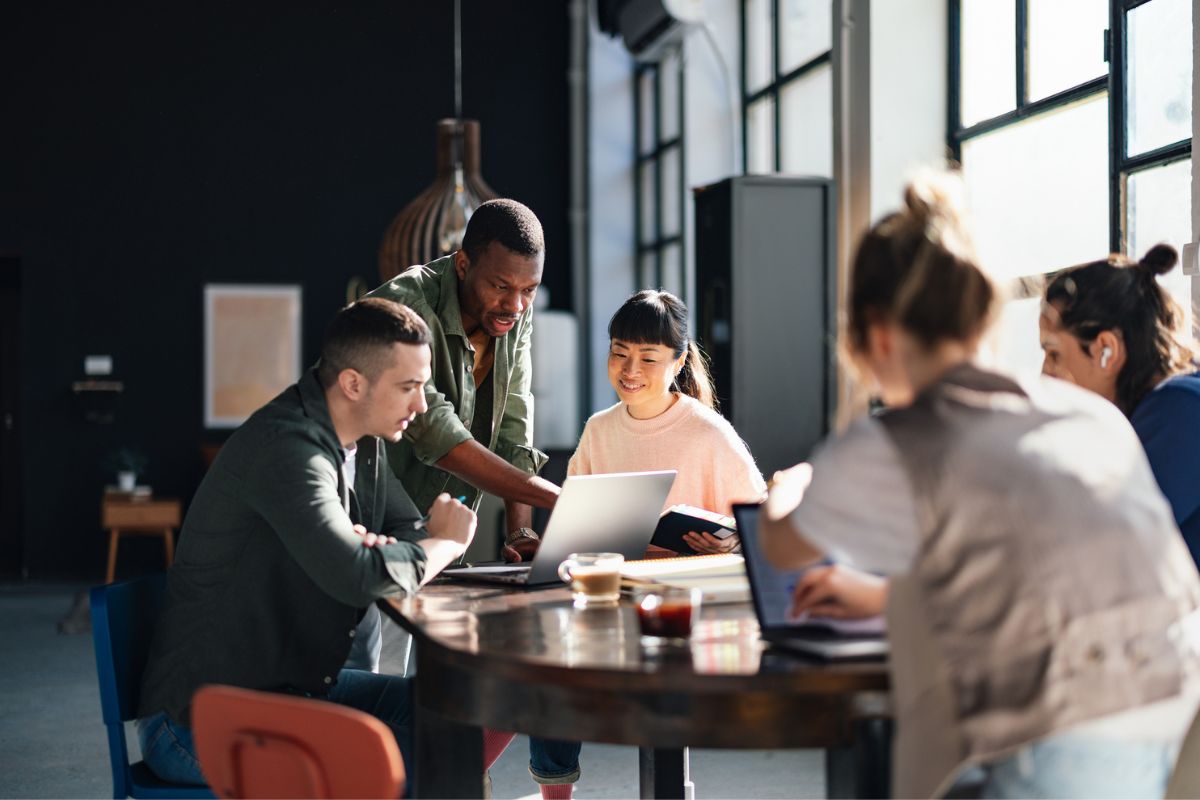 office workers discussing business energy cooling off periods
