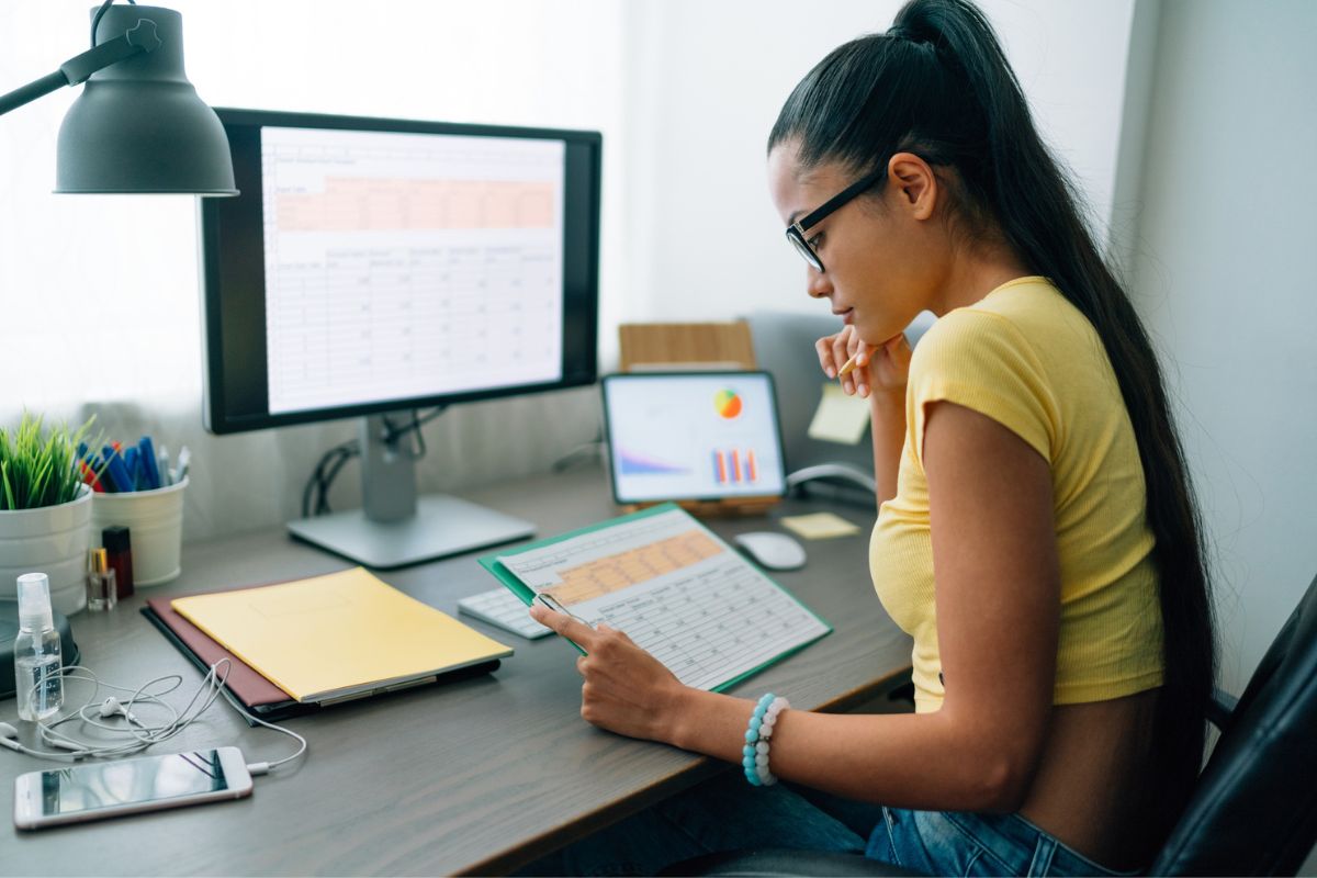 business owner planning their content calendar